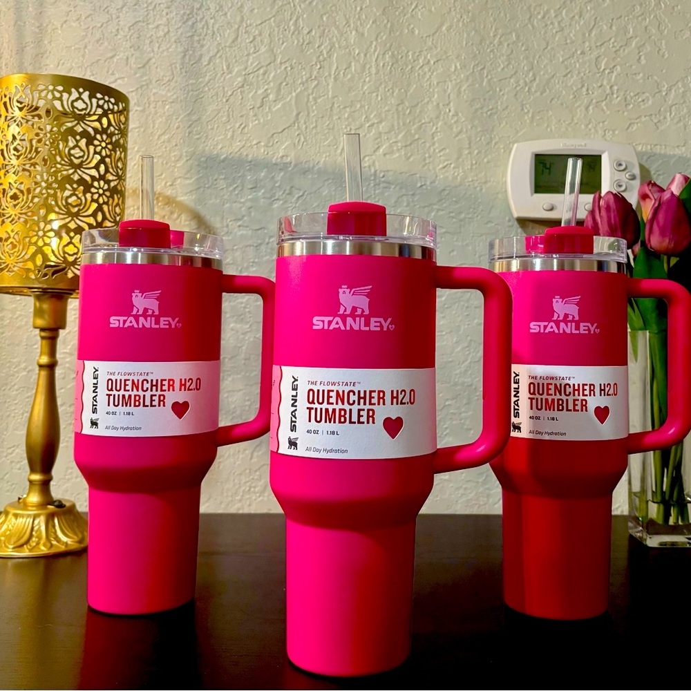 NWT Stanley 40oz tumbler Target exclusive Valentine’s Cosmo Pink 💖